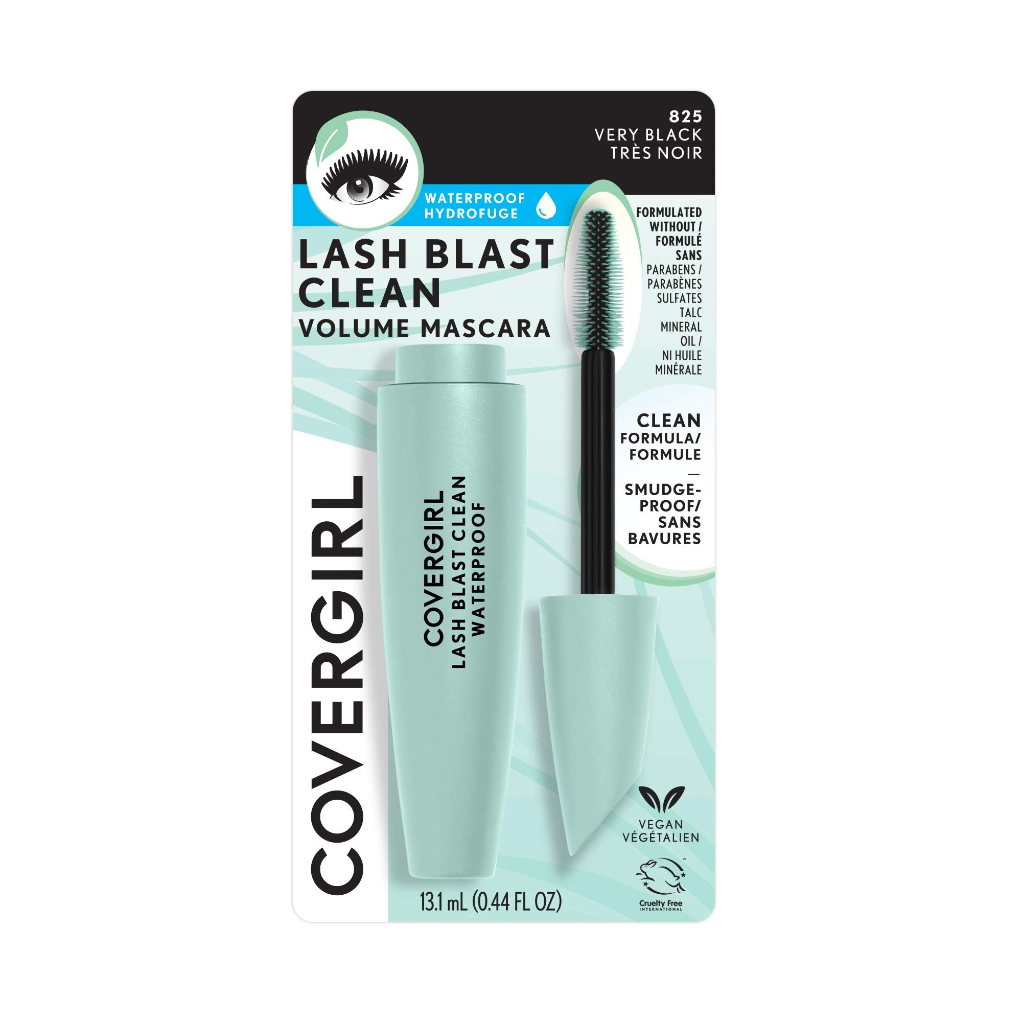 COVERGIRL mascara texture swiped to show smooth, non-clumping finish