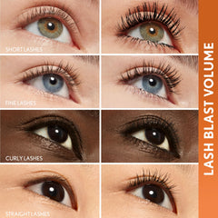 COVERGIRL mascara texture swatched showing smooth buildable volume
