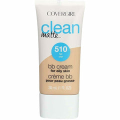 COVERGIRL model wearing foundation showing matte finish and natural-looking coverage