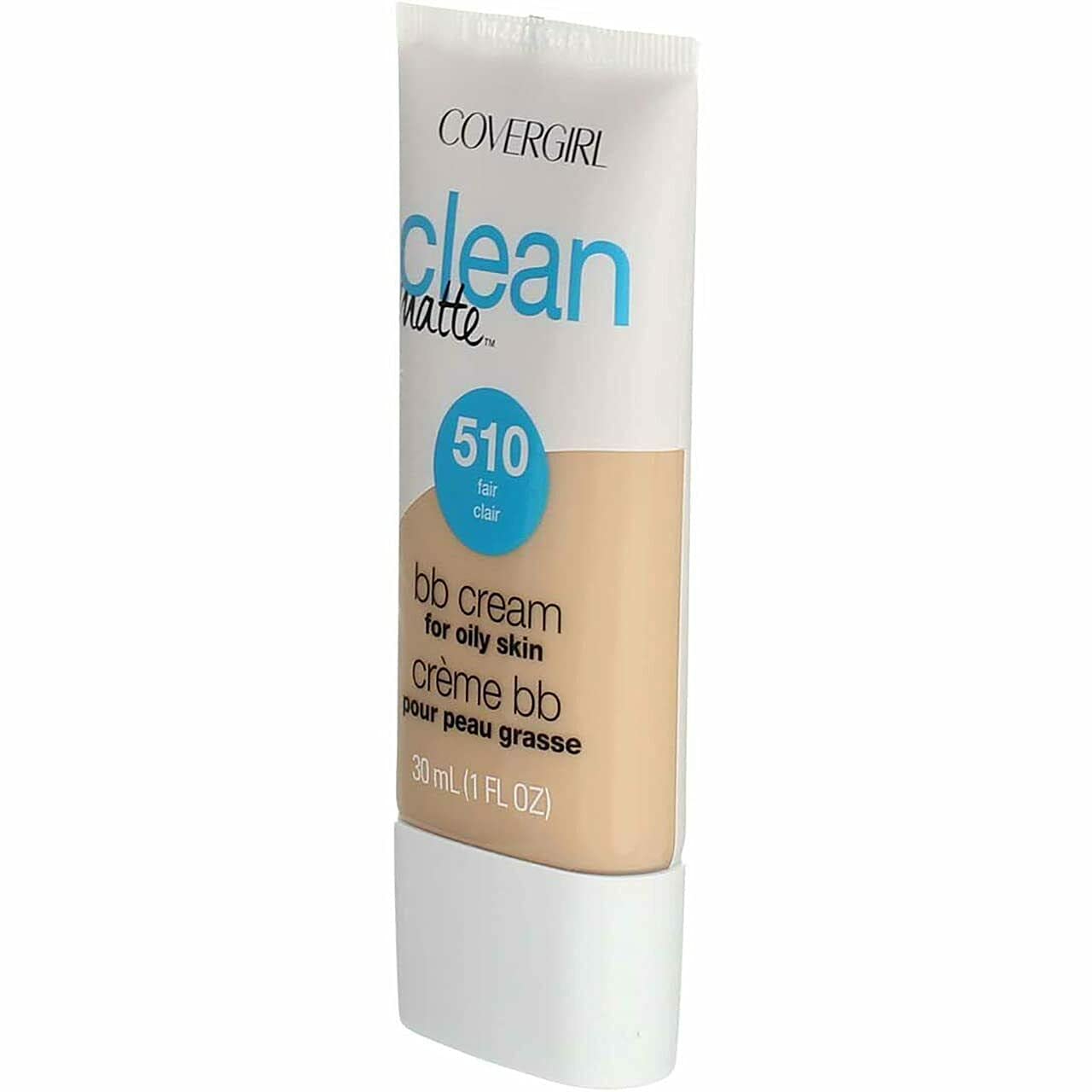 COVERGIRL 1 oz tube beside ruler showing compact travel-friendly size and convenience