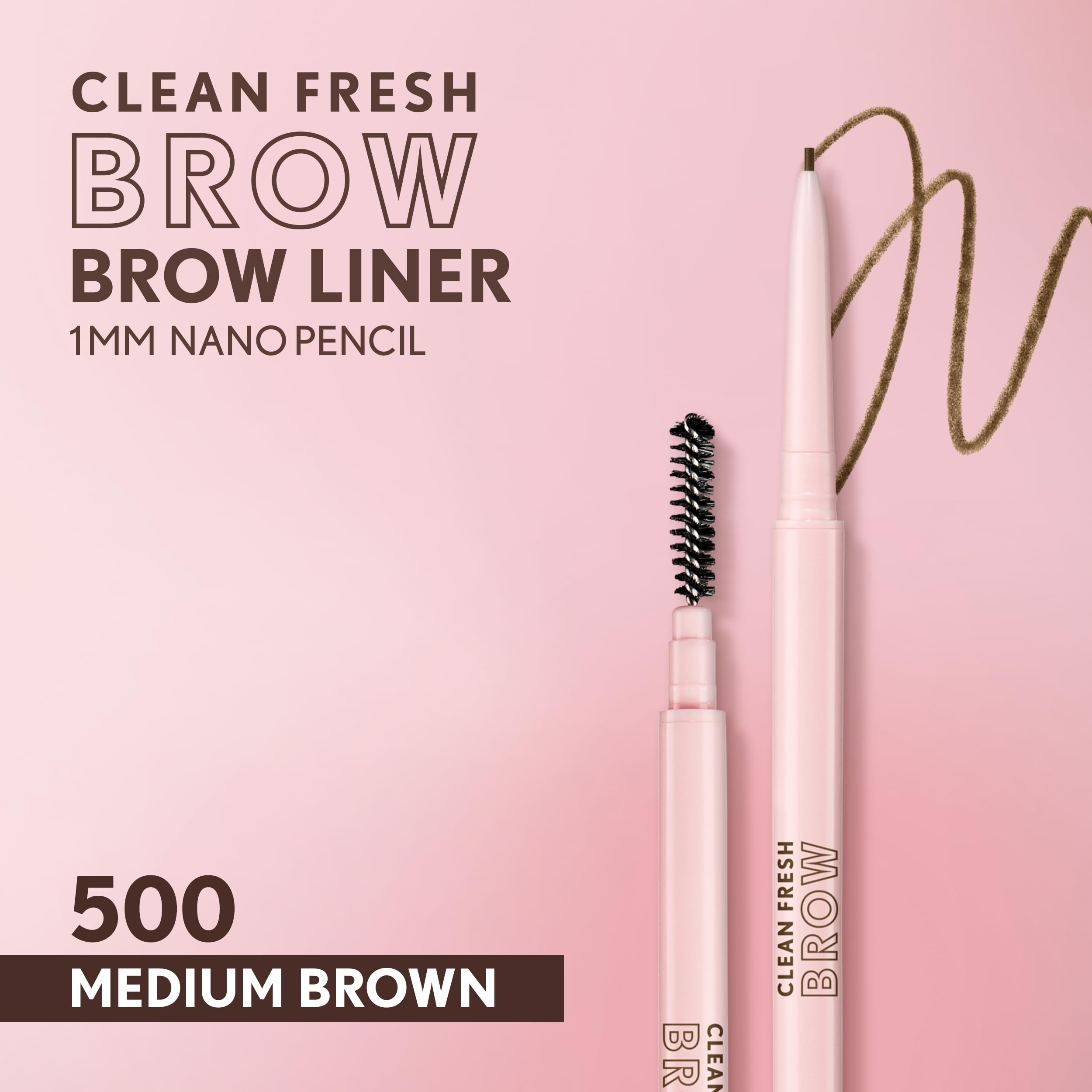 COVERGIRL close-up of 1mm nano tip delivering precise hair-like strokes