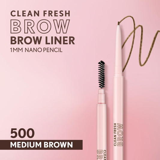 COVERGIRL close-up of 1mm nano tip delivering precise hair-like strokes