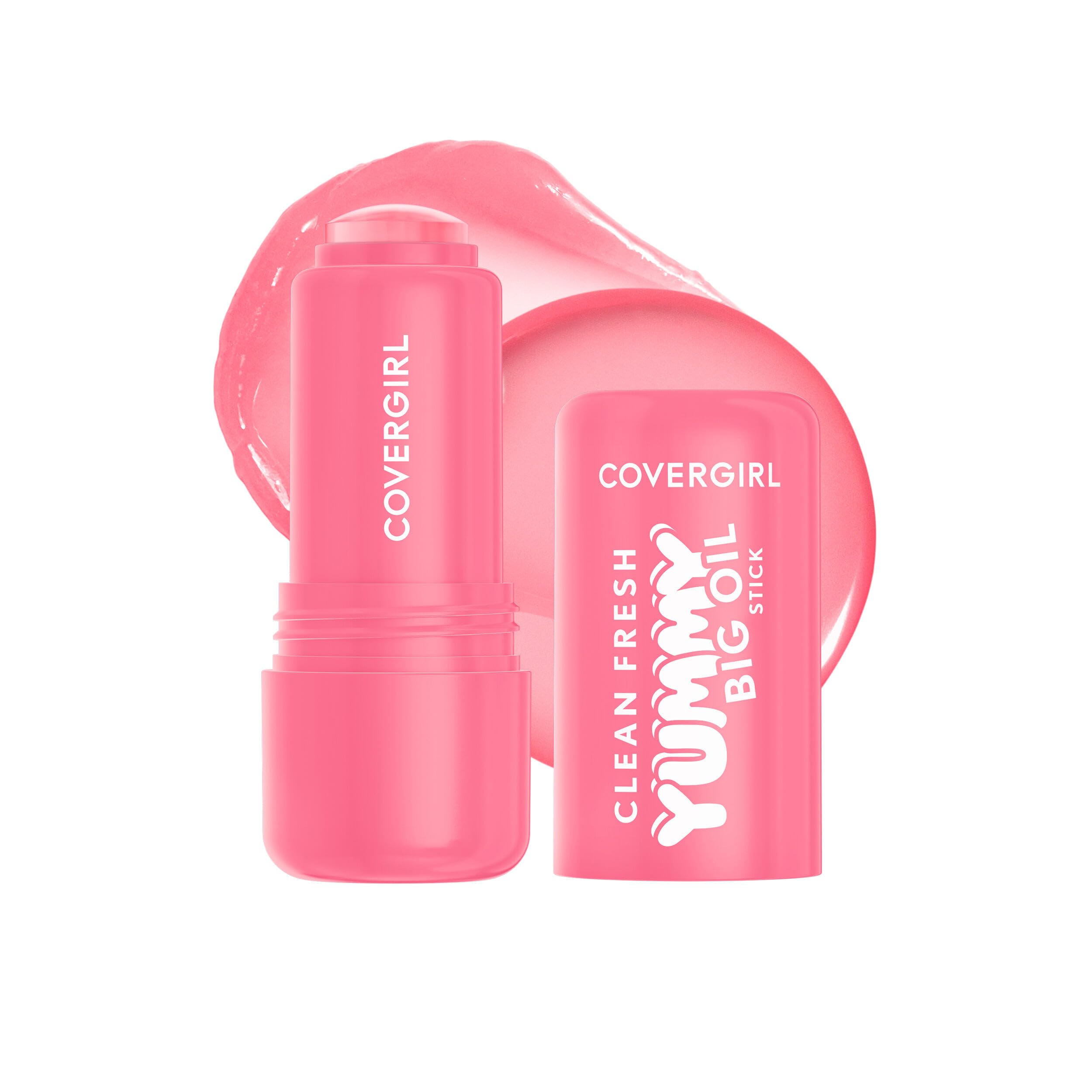 COVERGIRL oil stick front view showing compact tube and shade, convenient for touch-ups
