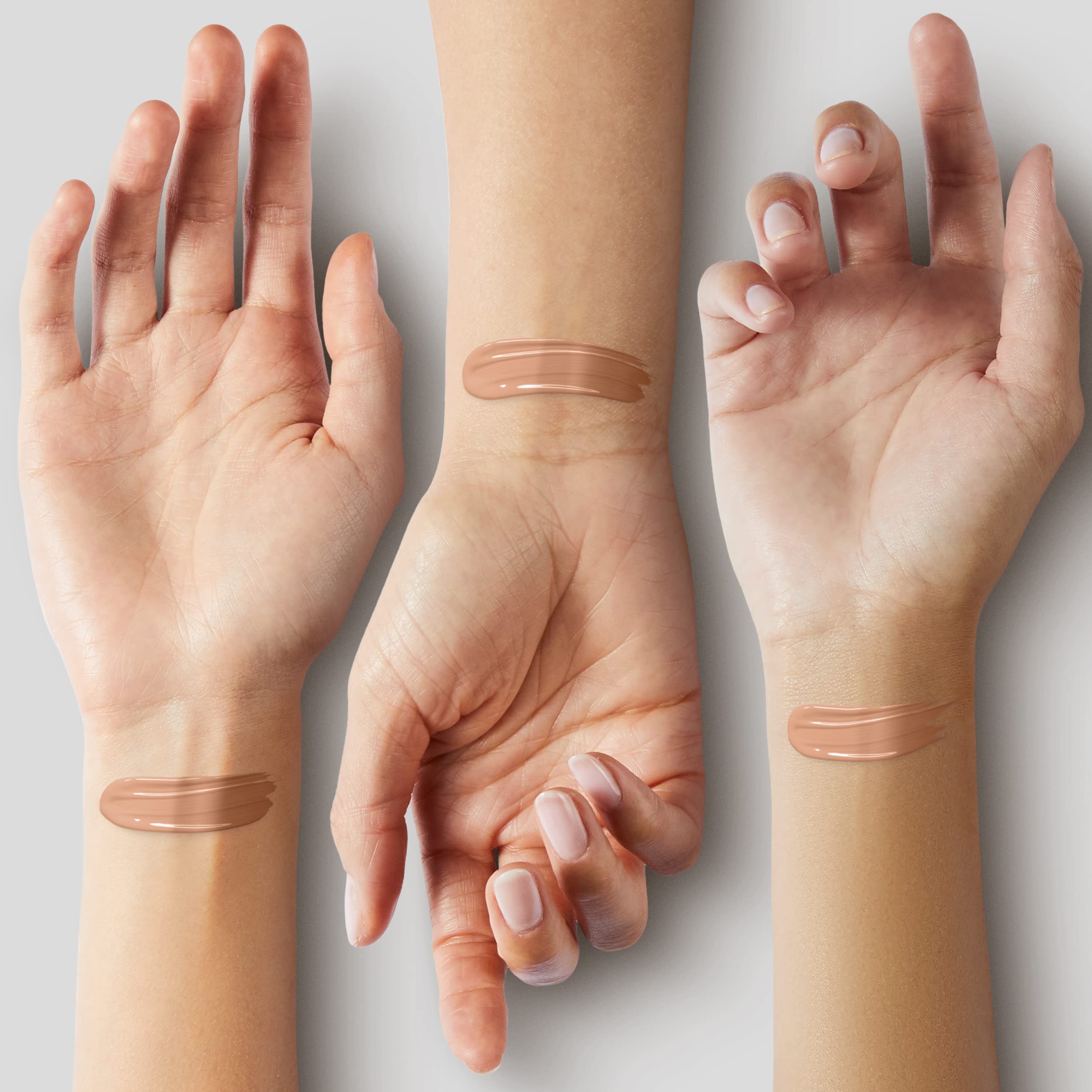 COVERGIRL & Olay matte finish on cheek demonstrating reduced shine and even tone