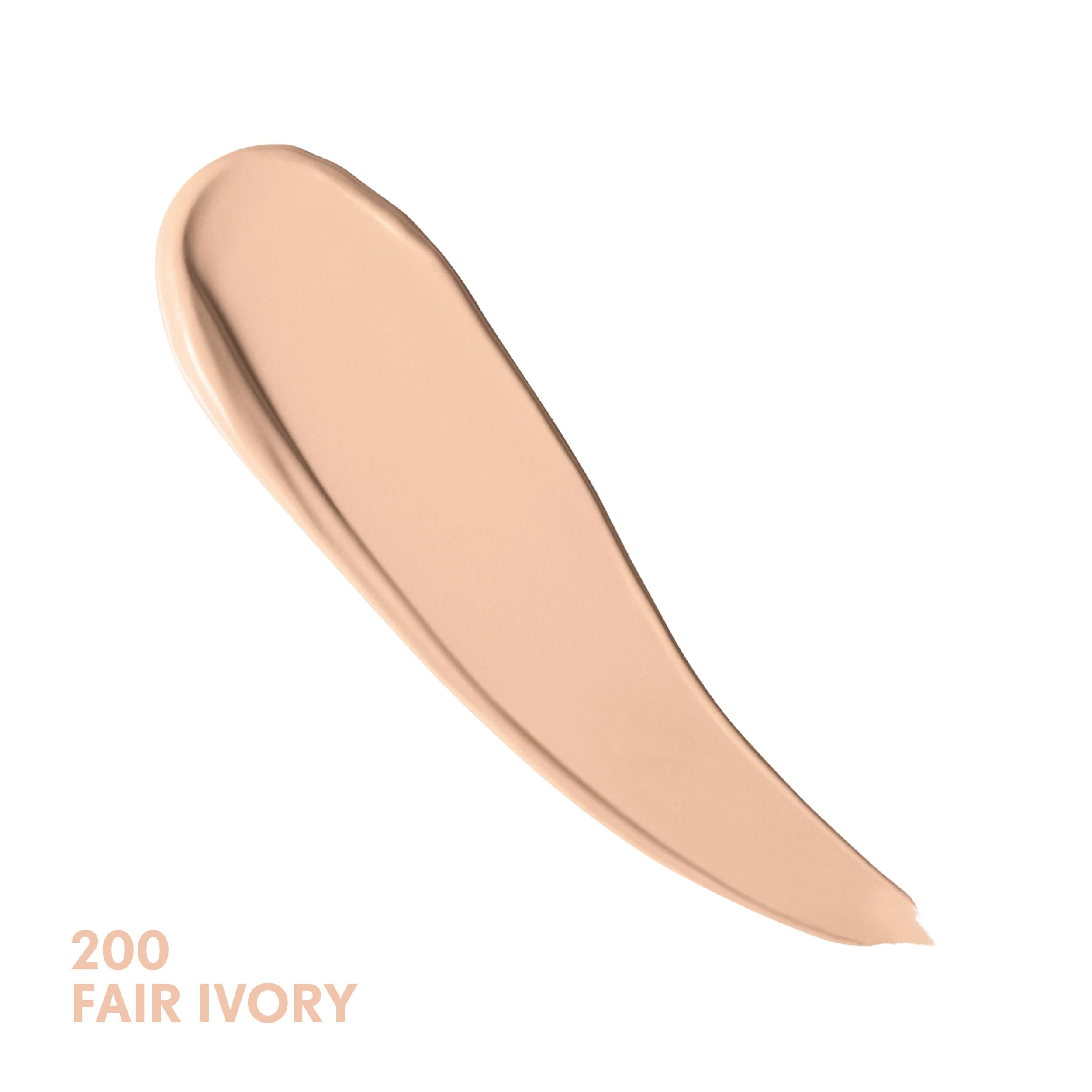 COVERGIRL shade 200 Fair Ivory closeup demonstrating true color match