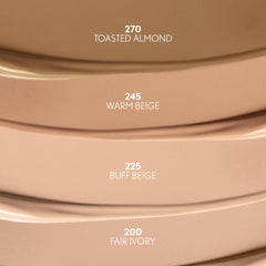 COVERGIRL & Olay bottle label close-up showing shade 232 Nude Beige clarity