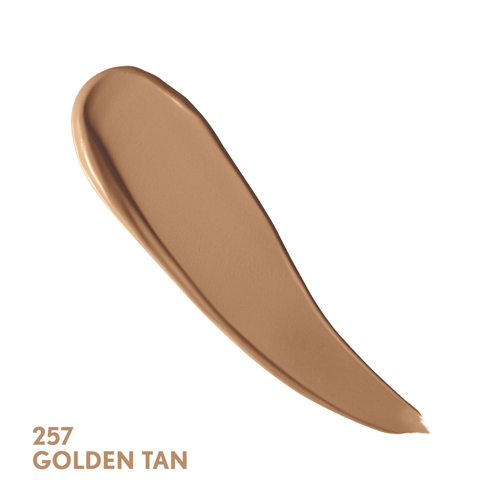 COVERGIRL & Olay shade 257 Golden Tan bottle displayed for color match