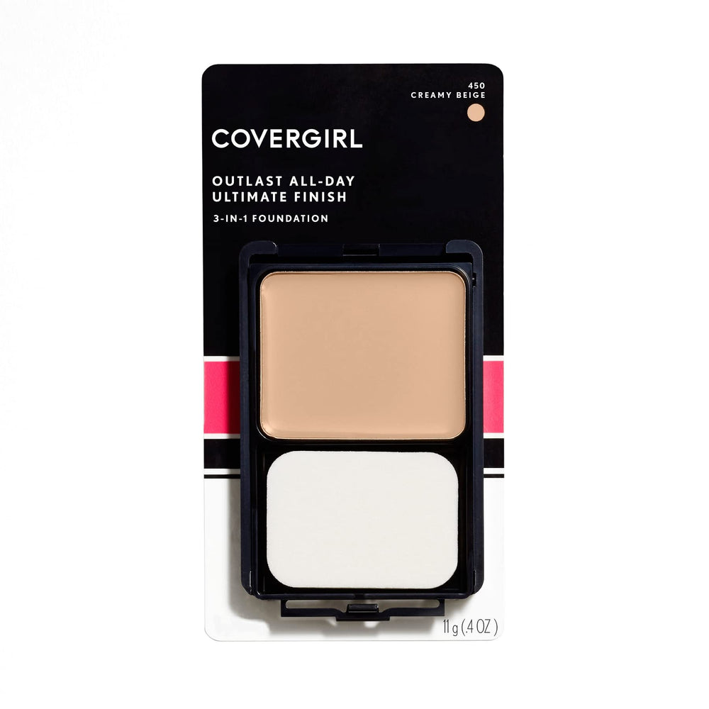 COVERGIRL open compact with included sponge applicator for convenient application