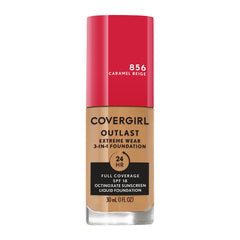COVERGIRL front bottle view showing label and full-coverage benefit