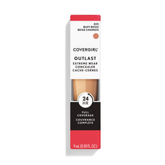 COVERGIRL swatch of Buff Beige 825 on skin showing blendable, natural finish benefit