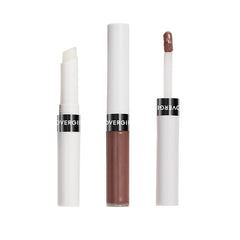 COVERGIRL open tubes showing color wand and glossy topcoat for easy use