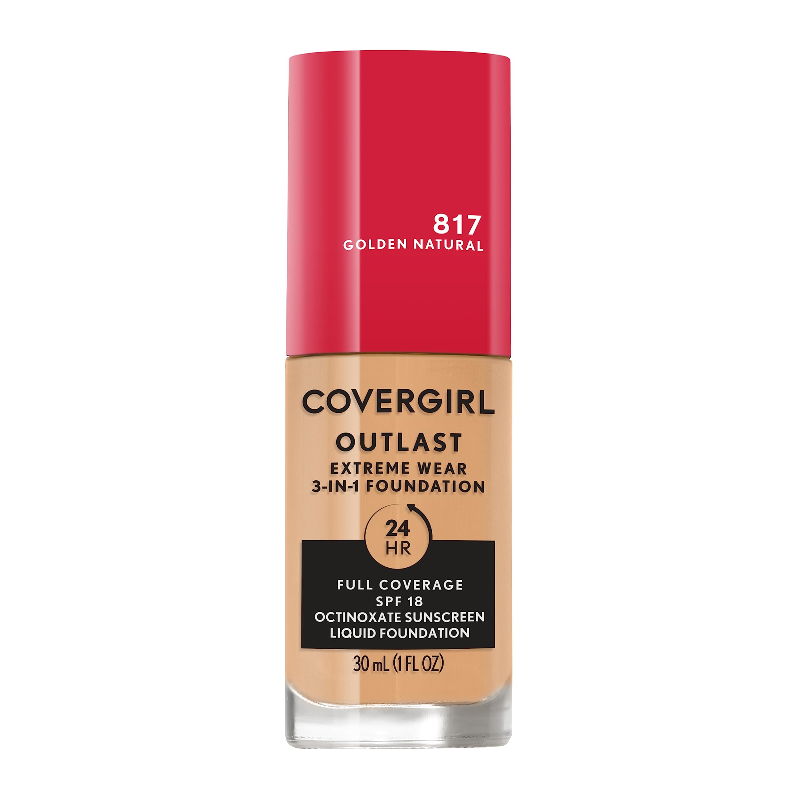 COVERGIRL front bottle showing product packaging and clear branding for easy identification