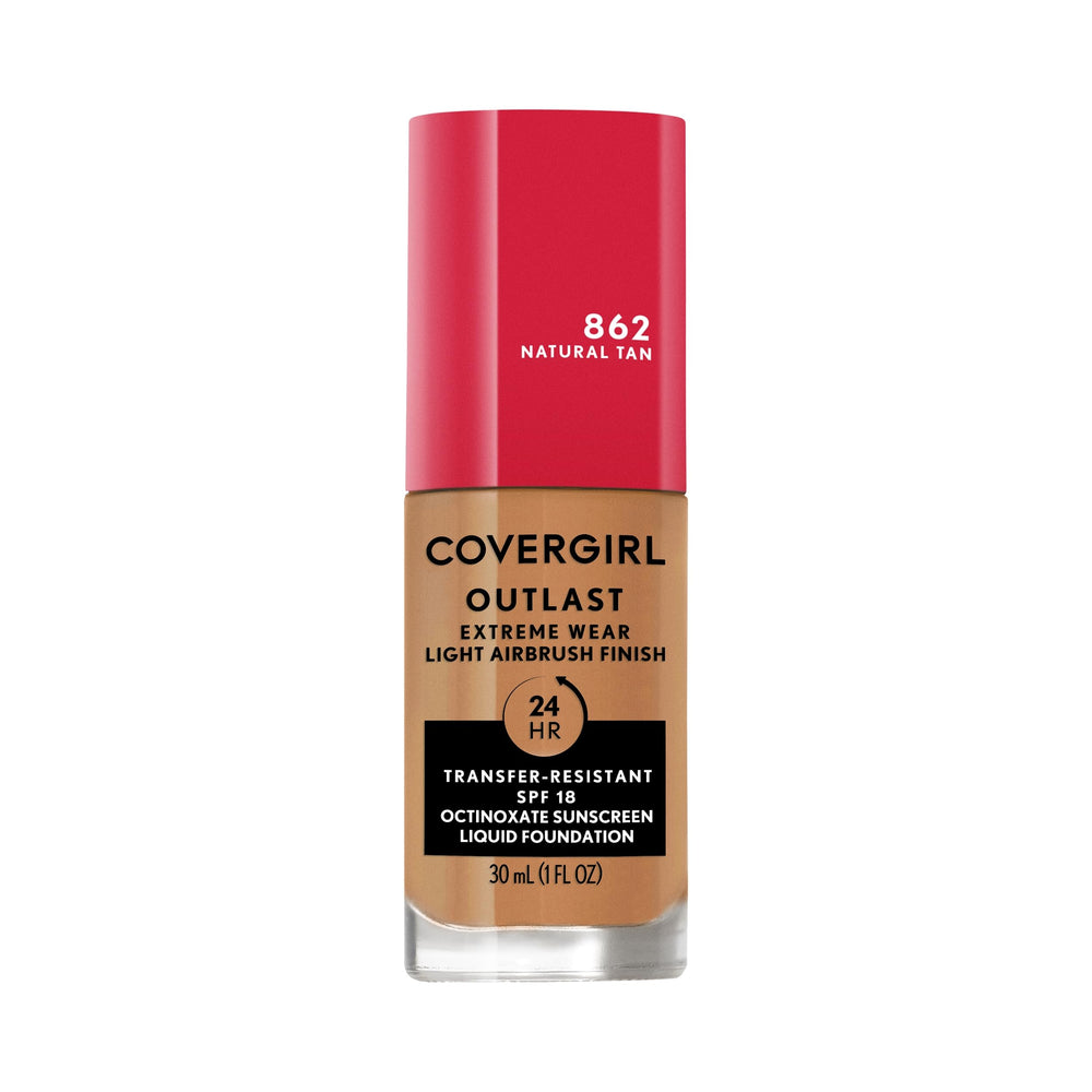 COVERGIRL front packaging showing bottle and shade for easy selection