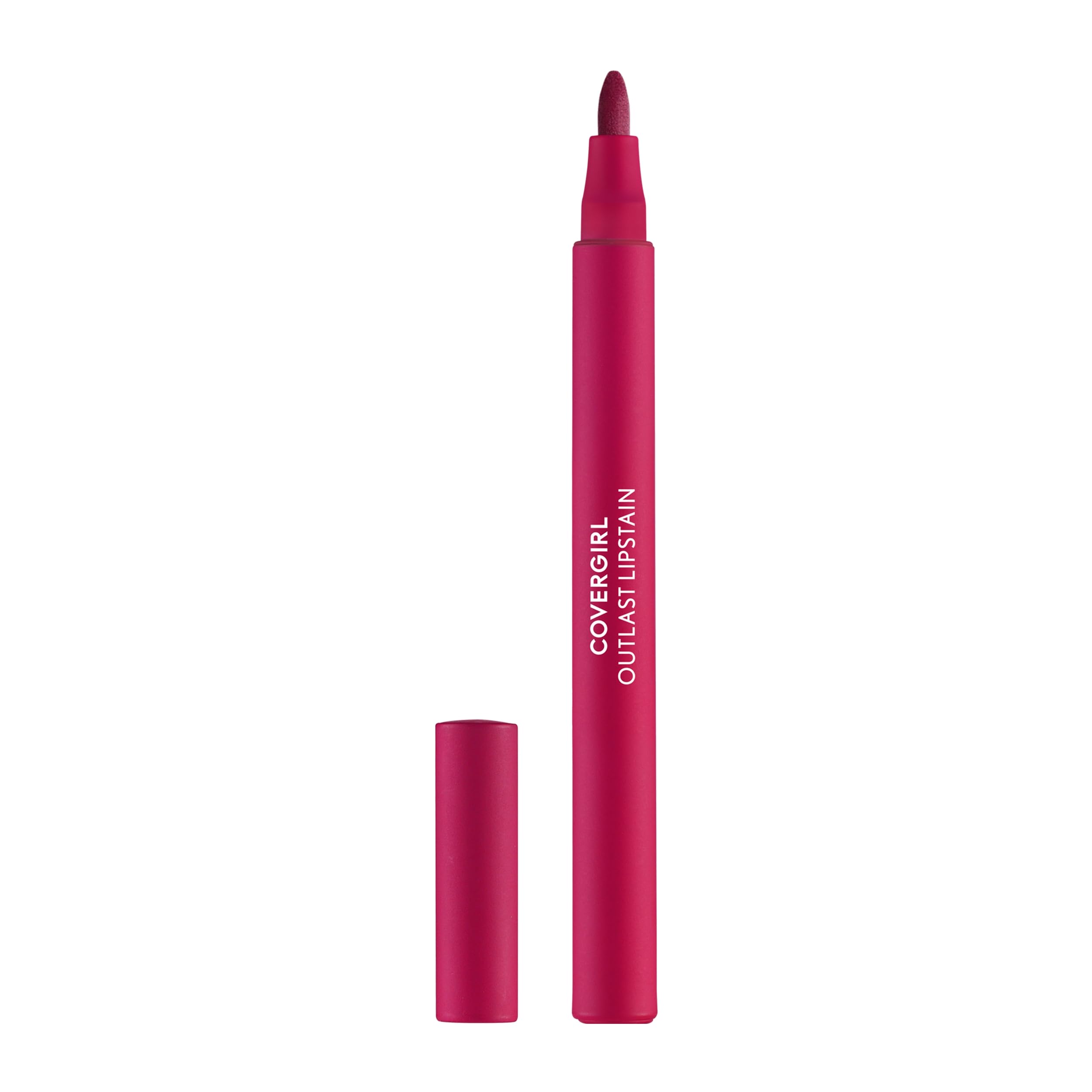 COVERGIRL Outlast front view showing tube and bold color benefit longwear