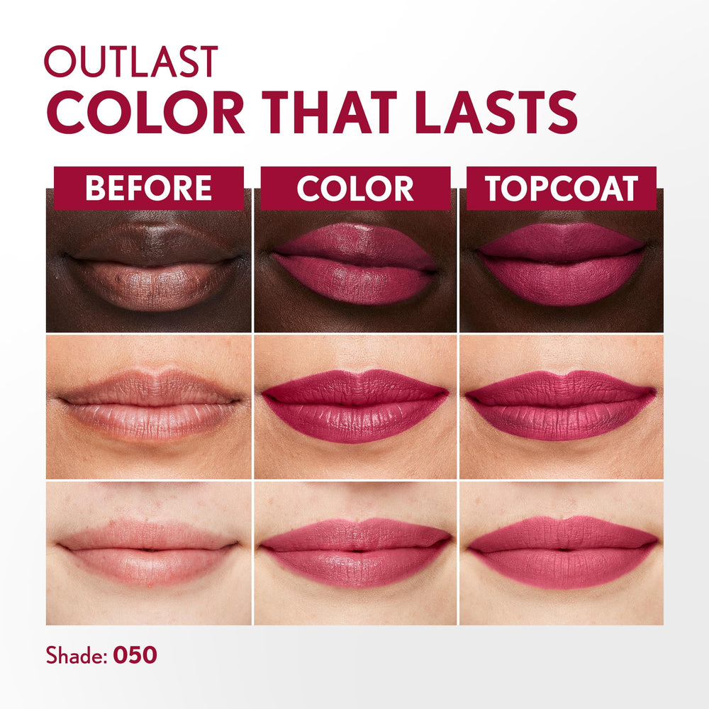 COVERGIRL color swatch on arm showing Heat Wave pigment for true-to-shade selection benefit