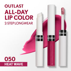 COVERGIRL open duo view showing color tube and clear topcoat for easy application benefit