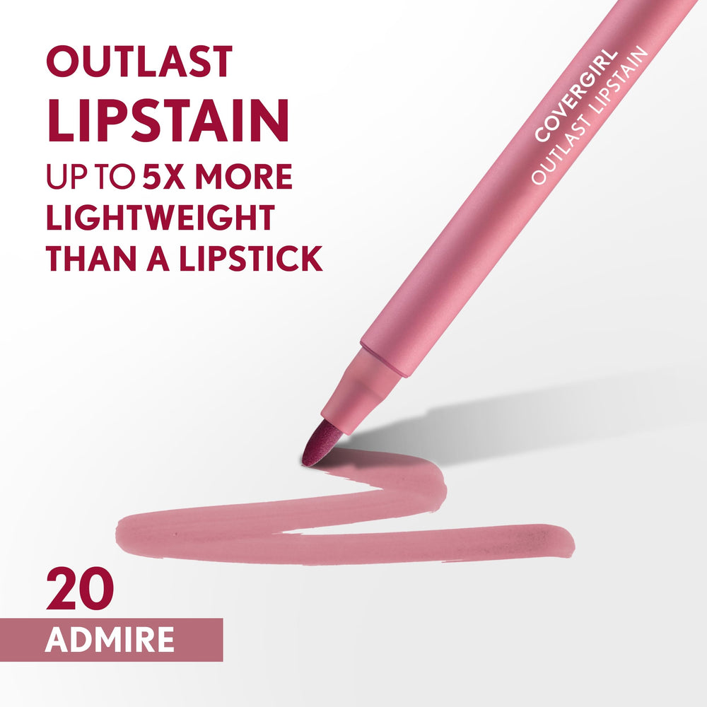 COVERGIRL pen-tip detail for precise application and cleaner lip edges benefit