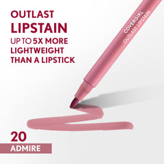 COVERGIRL pen-tip detail for precise application and cleaner lip edges benefit
