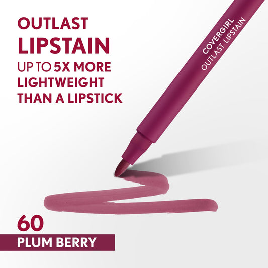 COVERGIRL Outlast Lipstain precise tip close-up for accurate application
