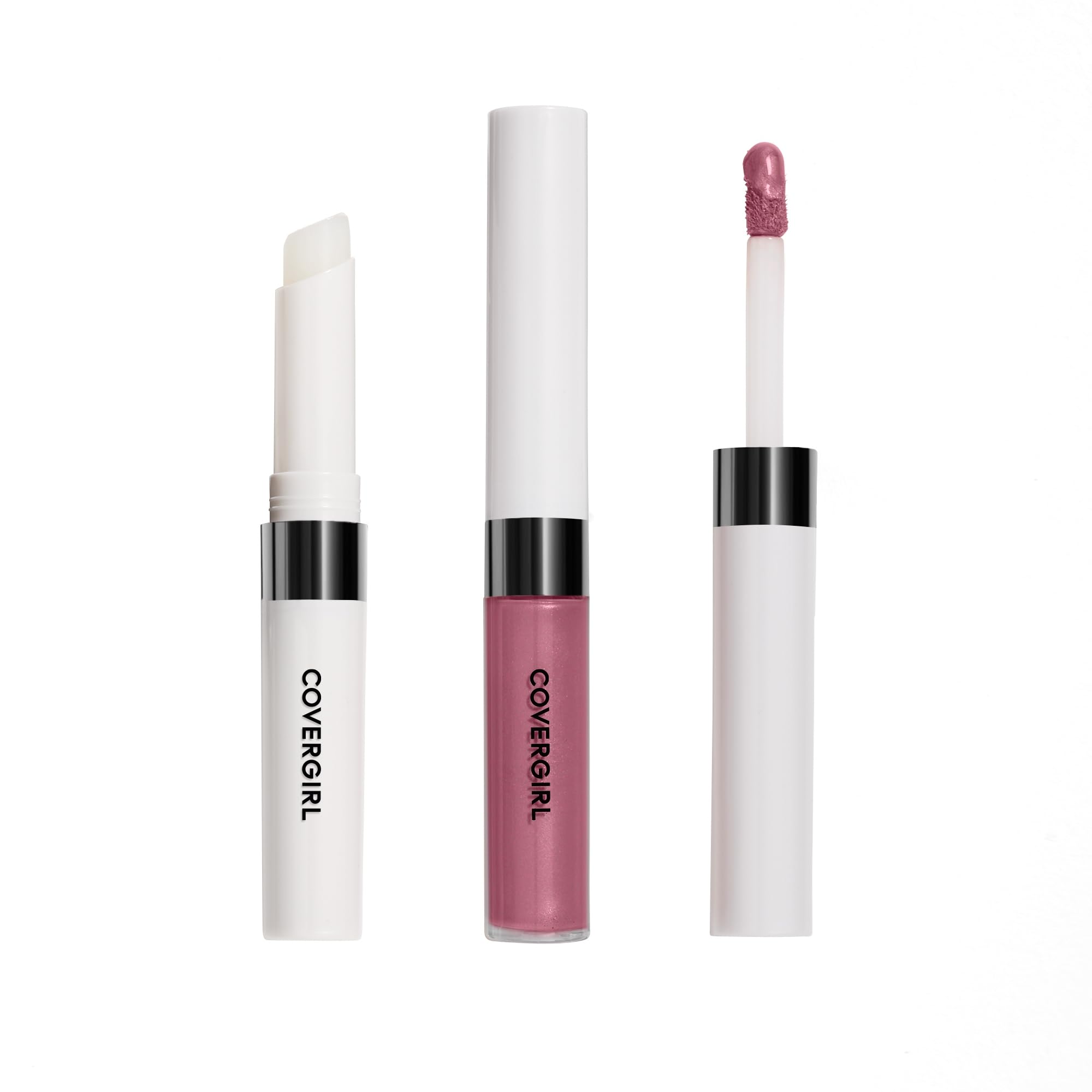 COVERGIRL Outlast front packaging showing shade and compact size benefit long wear