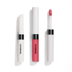 COVERGIRL Outlast dual-ended tube detail highlighting separate pigment and gloss