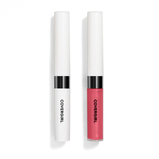 COVERGIRL Outlast front applicator showing easy two-step use and lasting color