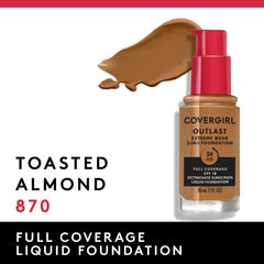 Covergirl Outlast pump dispensing foundation for precise application