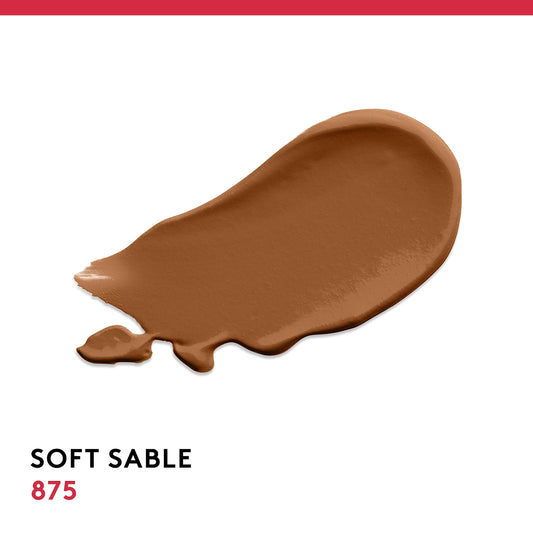 COVERGIRL pump dispense detail highlighting controlled, mess-free application benefit