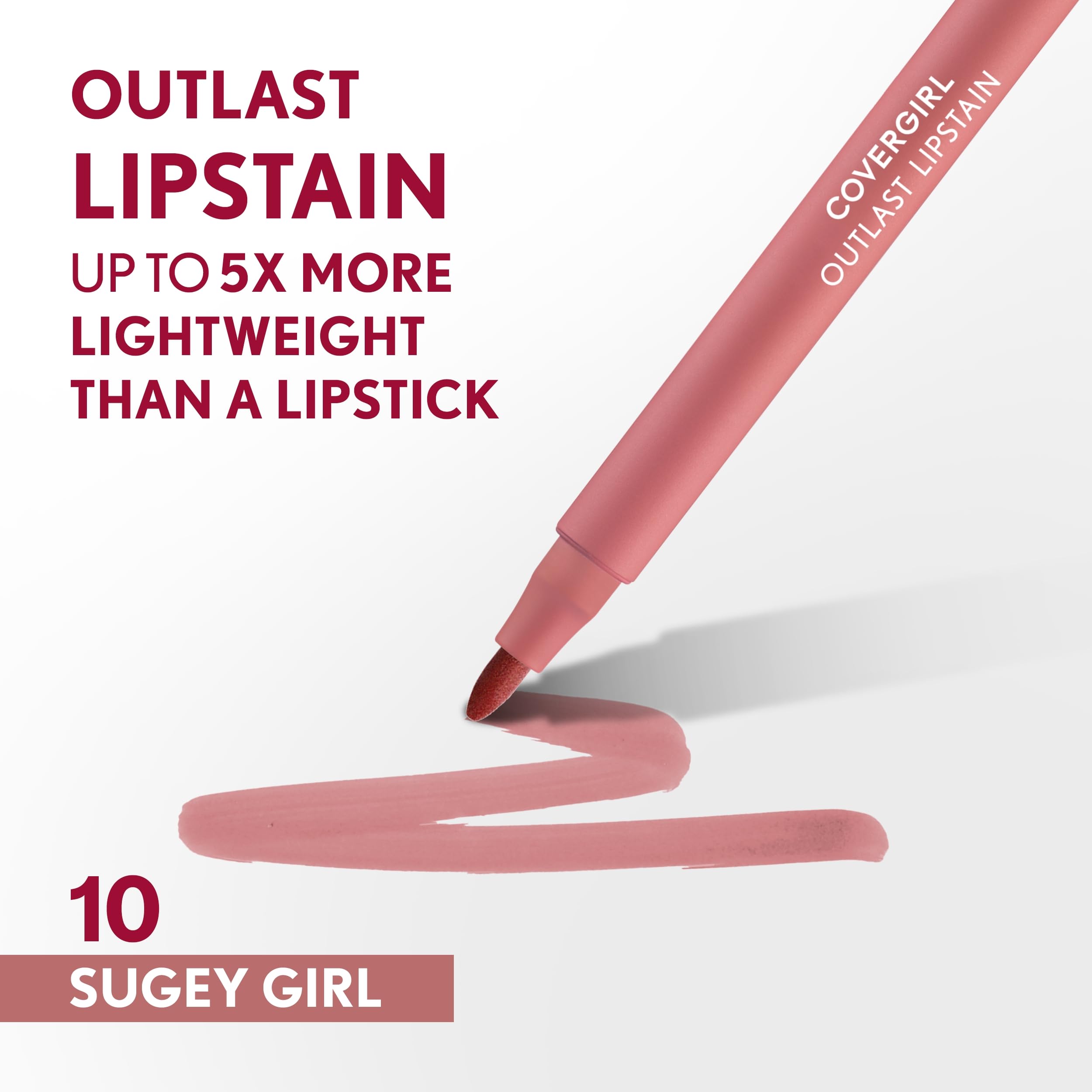 COVERGIRL Outlast pen tip close-up for precise application benefit