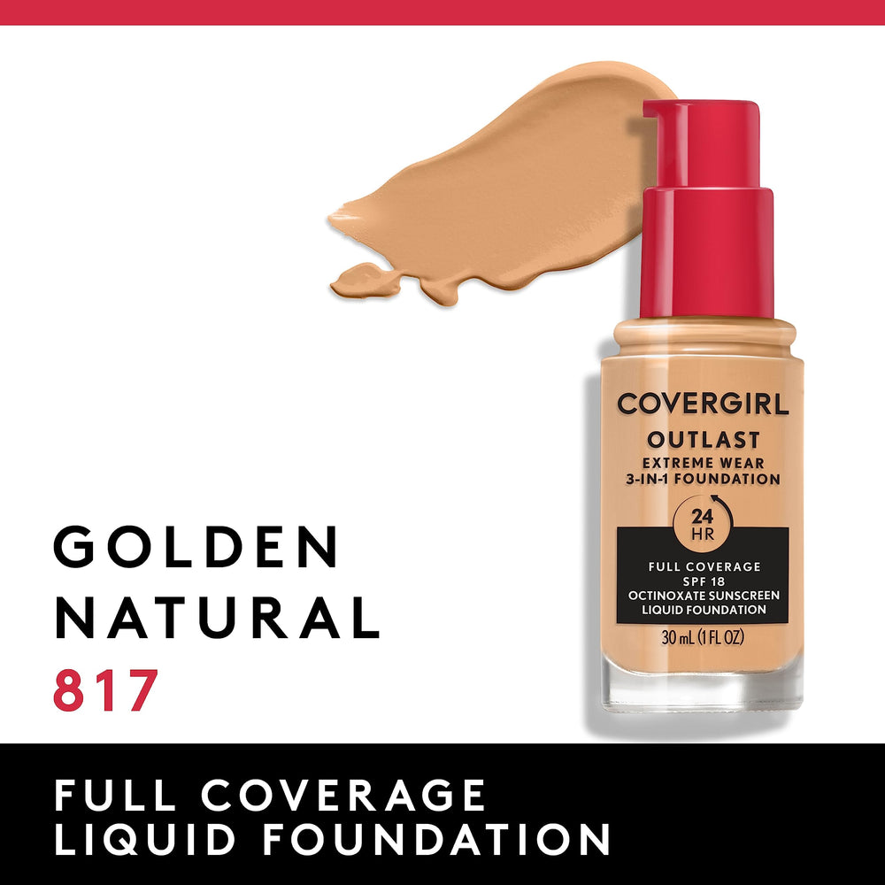 COVERGIRL texture swatches on skin demonstrating blendable, natural finish and coverage