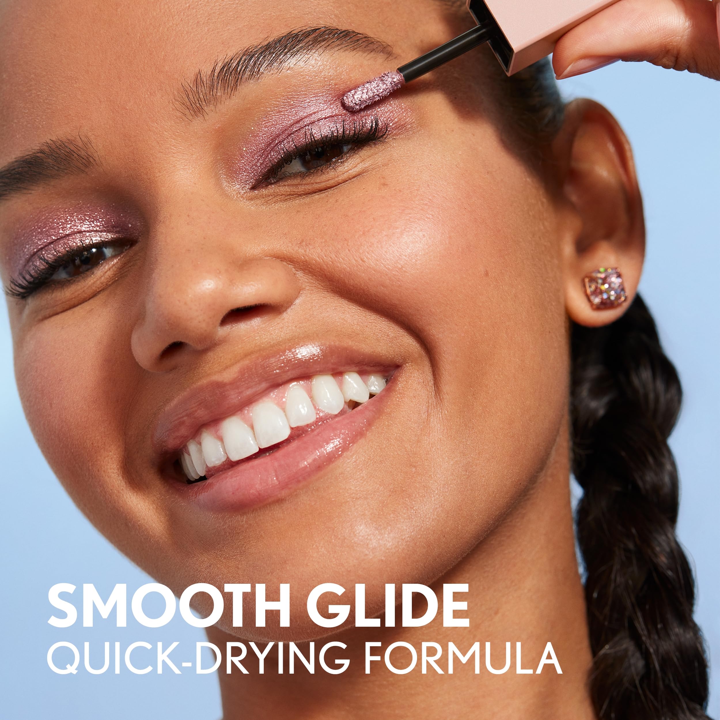 COVERGIRL packaging label highlighting shade name and Cruelty-Free International logo
