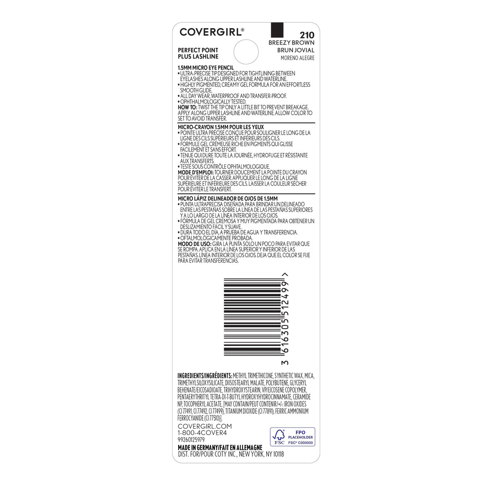 COVERGIRL cruelty-free and vegan badge image highlighting ethical, gentle formulation