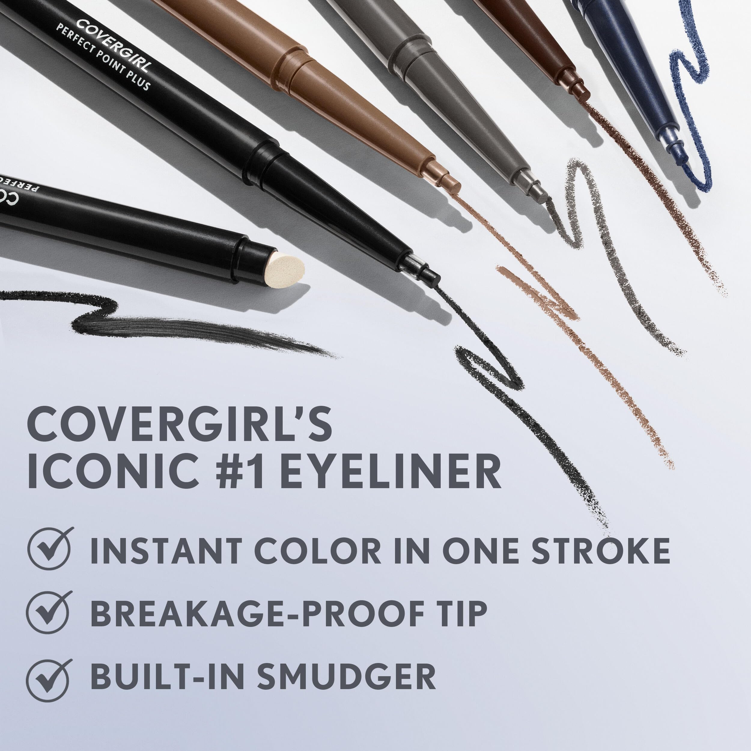 COVERGIRL self-sharpener mechanism ensuring a fresh point