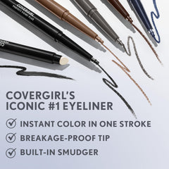 COVERGIRL self-sharpener mechanism ensuring a fresh point