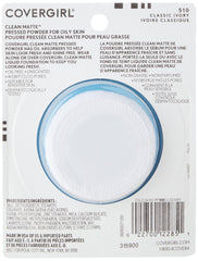COVERGIRL open pressed powder pan revealing smooth surface and convenience