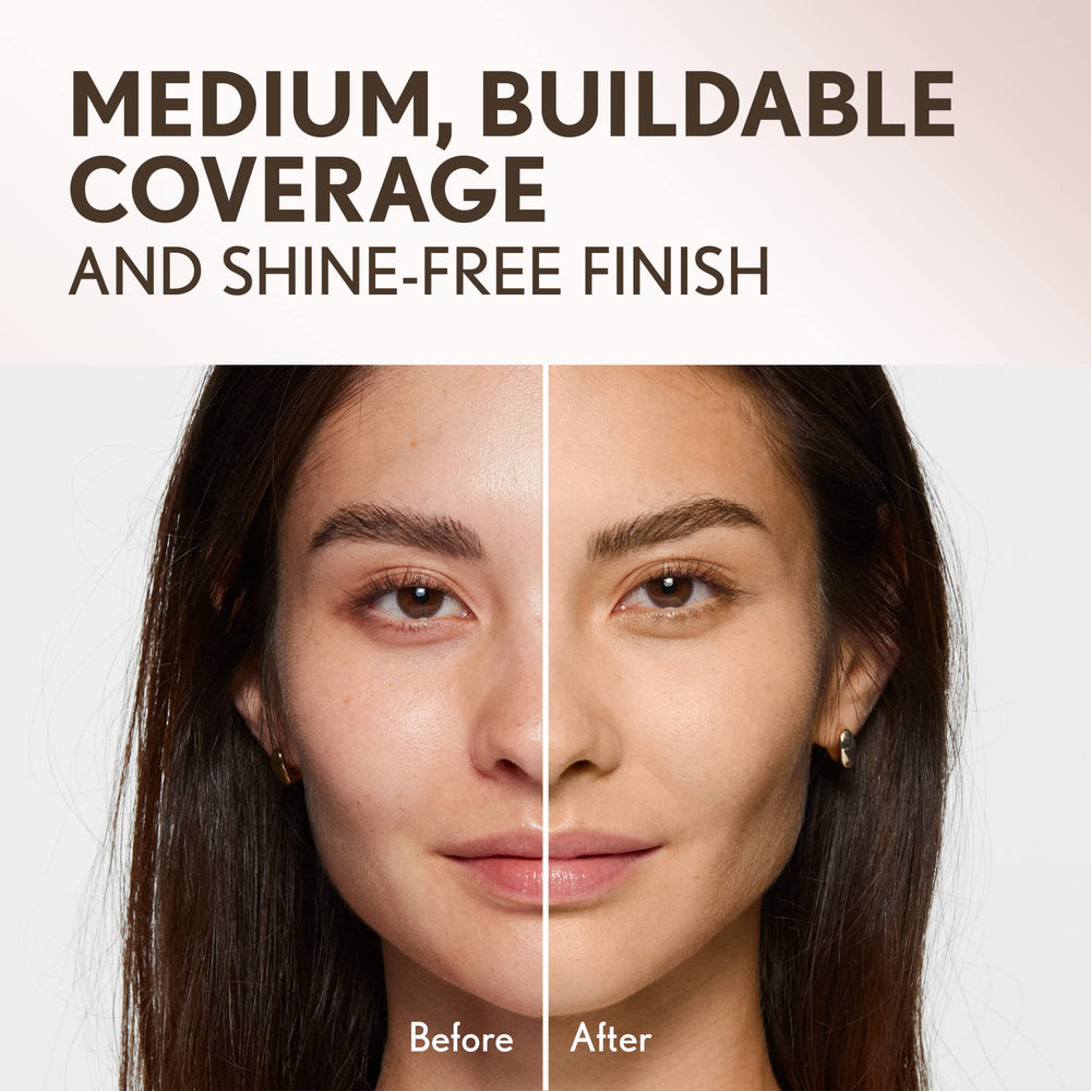 COVERGIRL powder texture close-up highlighting silky, finely milled finish