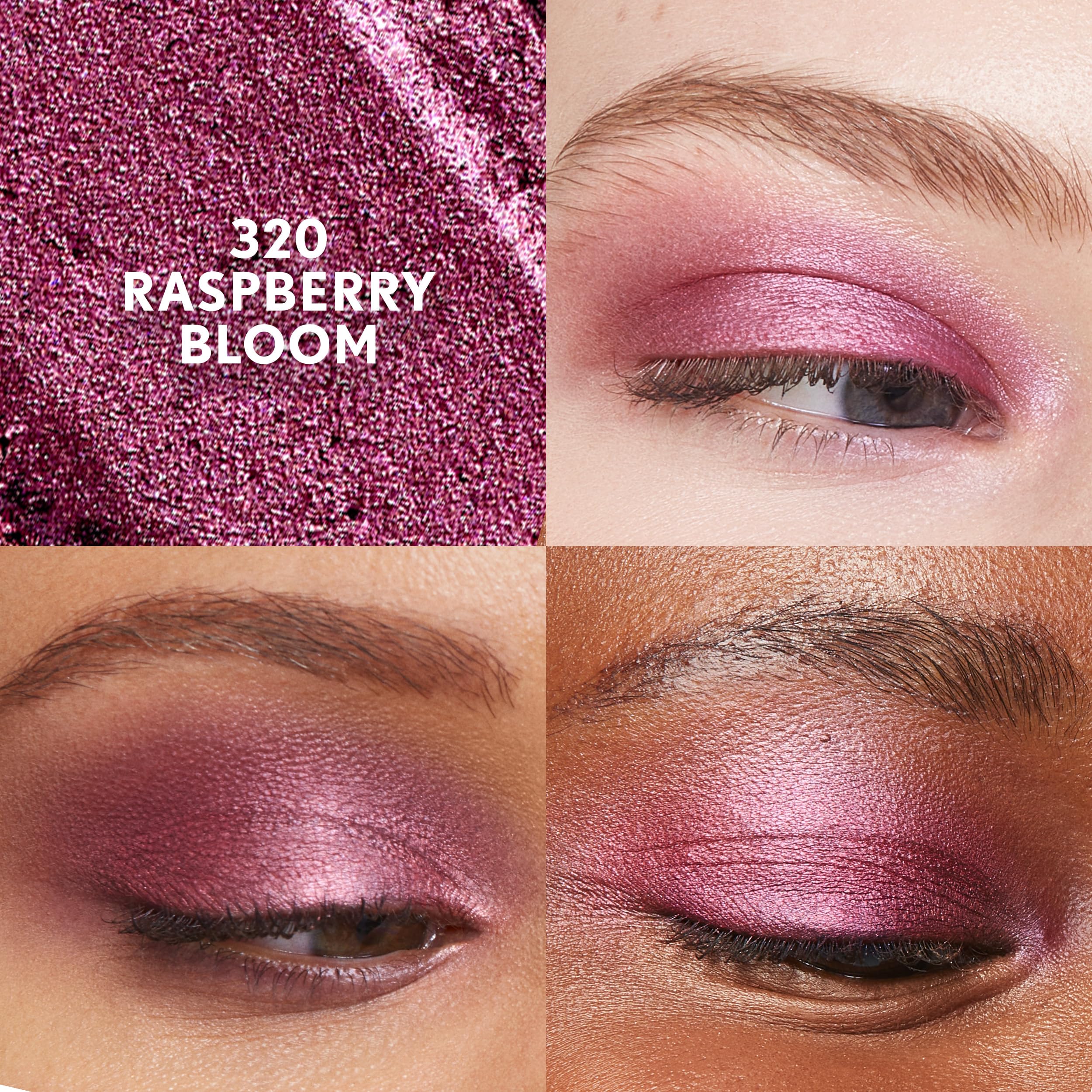 COVERGIRL texture swipe on arm reveals creamy shimmer and buildable color