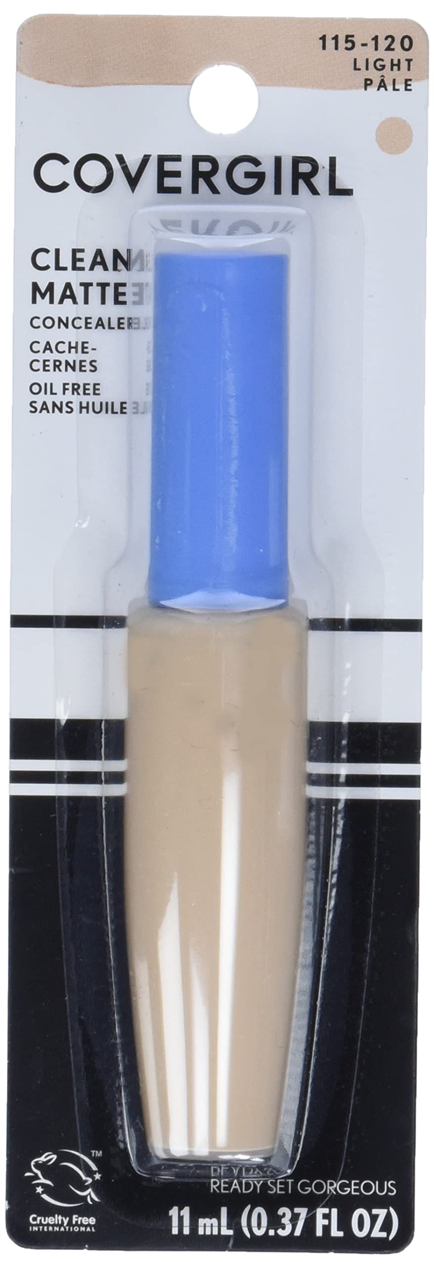 COVERGIRL applicator wand detail, easy precision application for targeted coverage