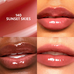 COVERGIRL swatches on forearm showing sheer tint and buildable color benefit
