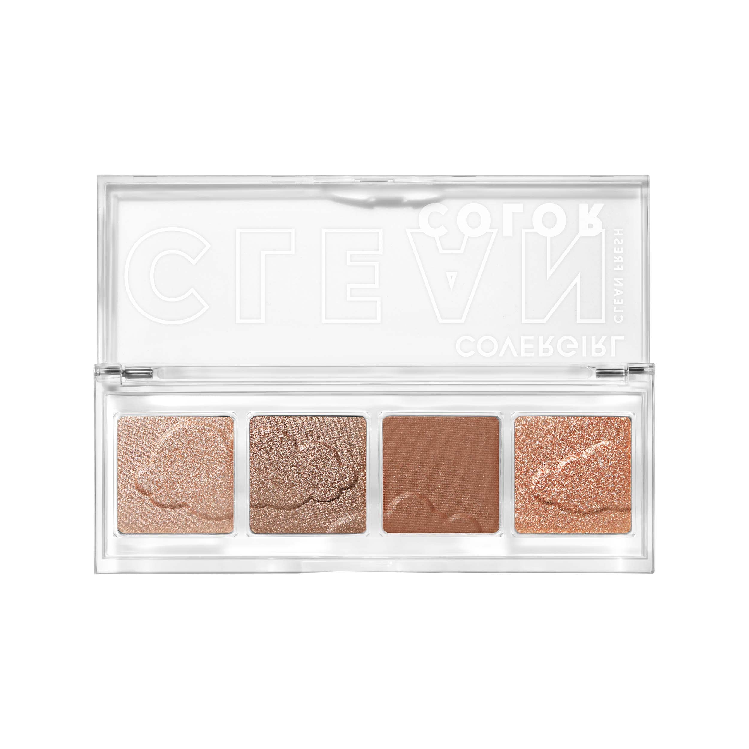COVERGIRL shimmering beige texture close-up reveals fine shimmer for smooth blend
