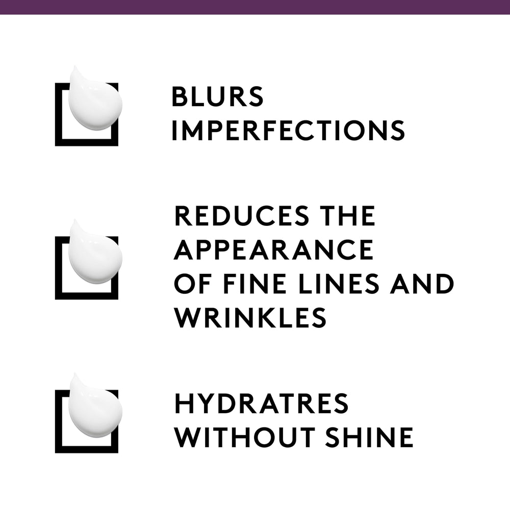 COVERGIRL side-by-side before and after skin showing blurred fine lines for improved appearance