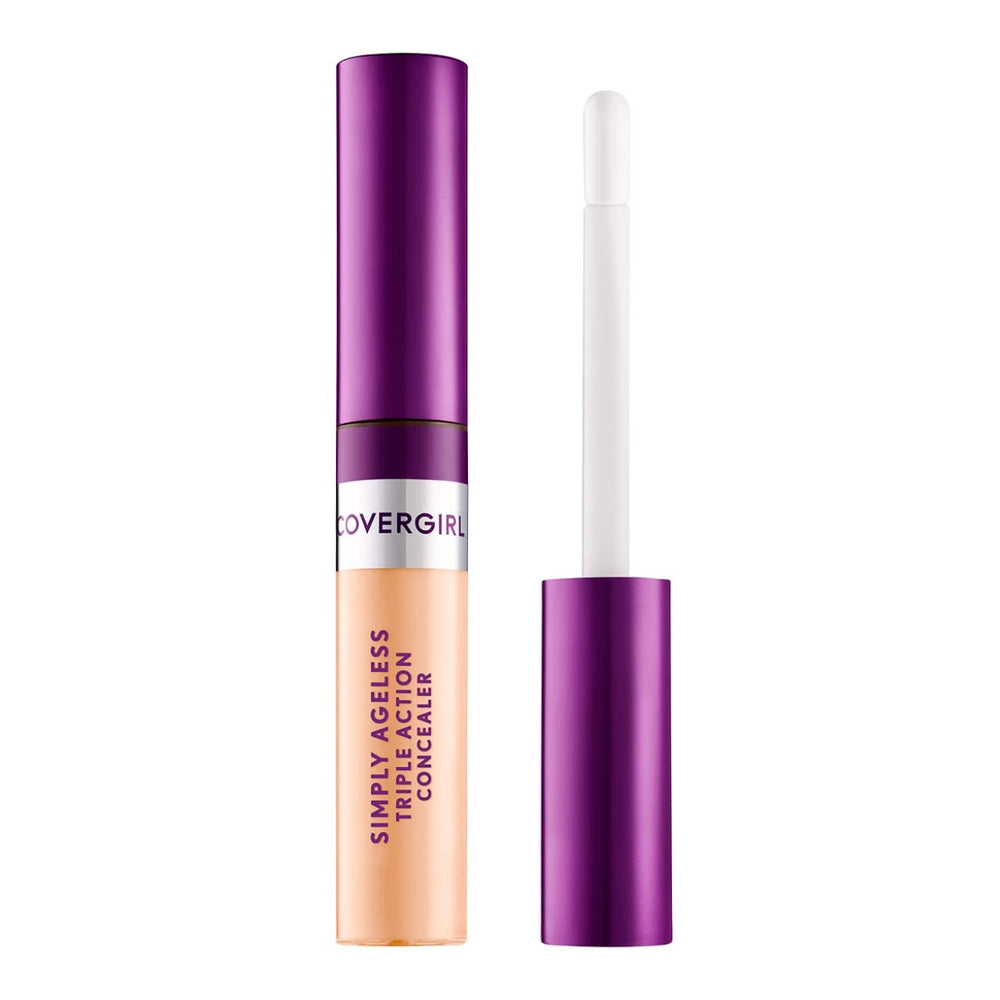 COVERGIRL simply ageless concealer front packaging showing tube and shade