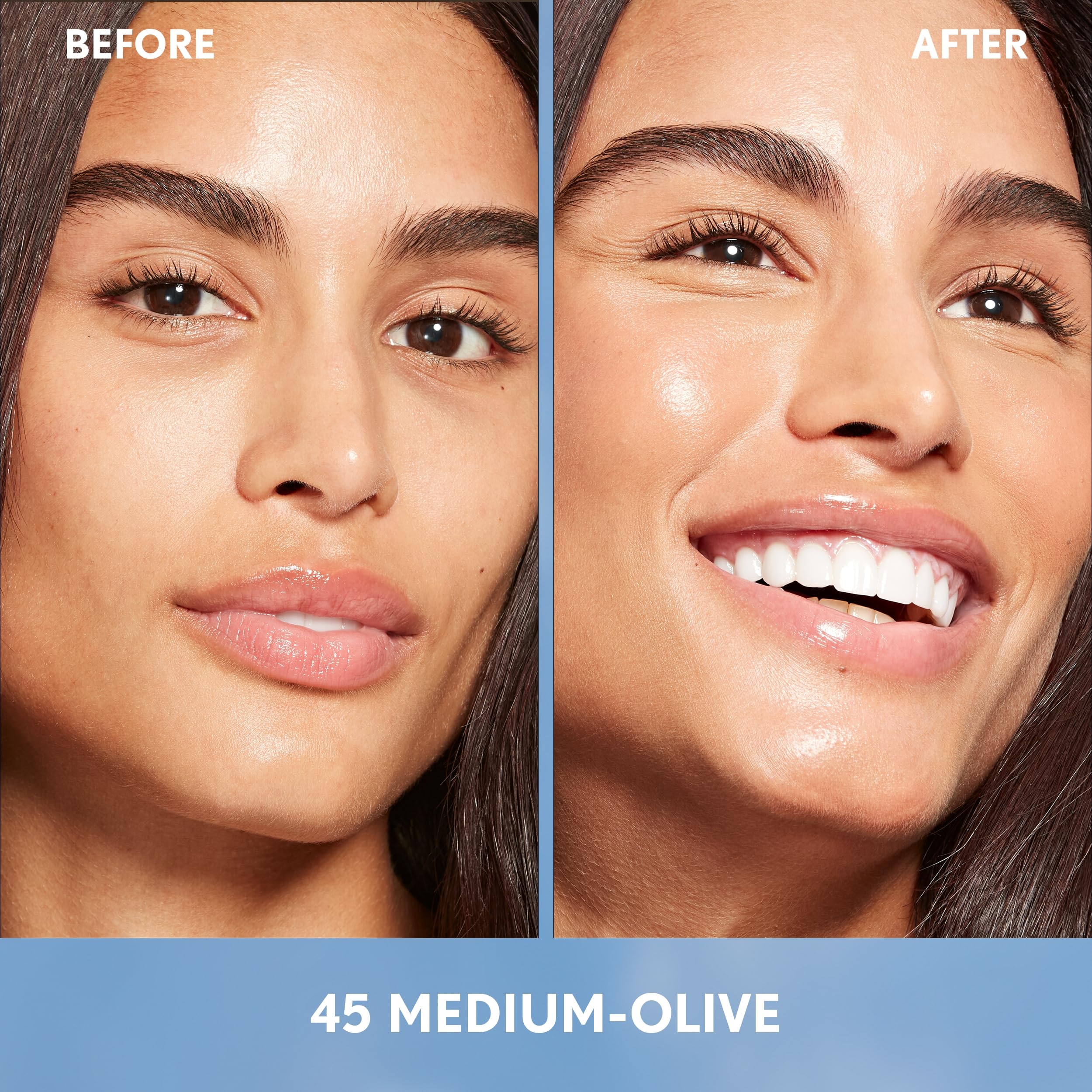 COVERGIRL essence foundation drop on fingertip illustrating easy blendability and hydration