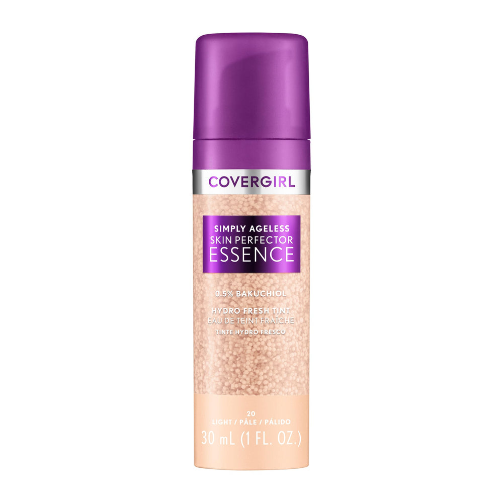 COVERGIRL bottle front view showing sleek design and daily-friendly tint