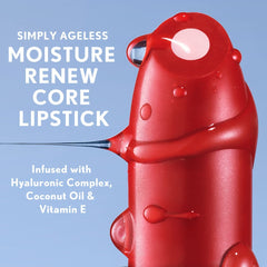 COVERGIRL lipstick beside ruler showing compact size for easy touch-ups