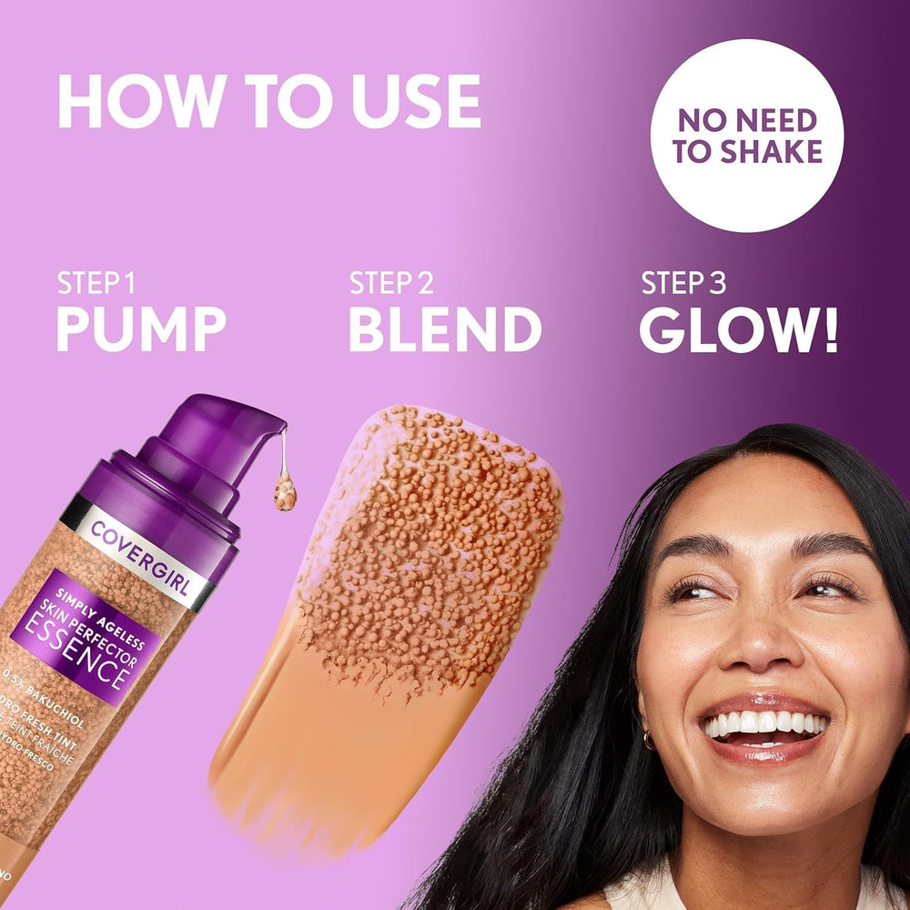 COVERGIRL pigmented microcapsules close-up revealing blendable tint technology