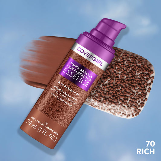 COVERGIRL pump dispensing gel foundation giving controlled, mess-free application