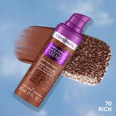 COVERGIRL pump dispensing gel foundation giving controlled, mess-free application