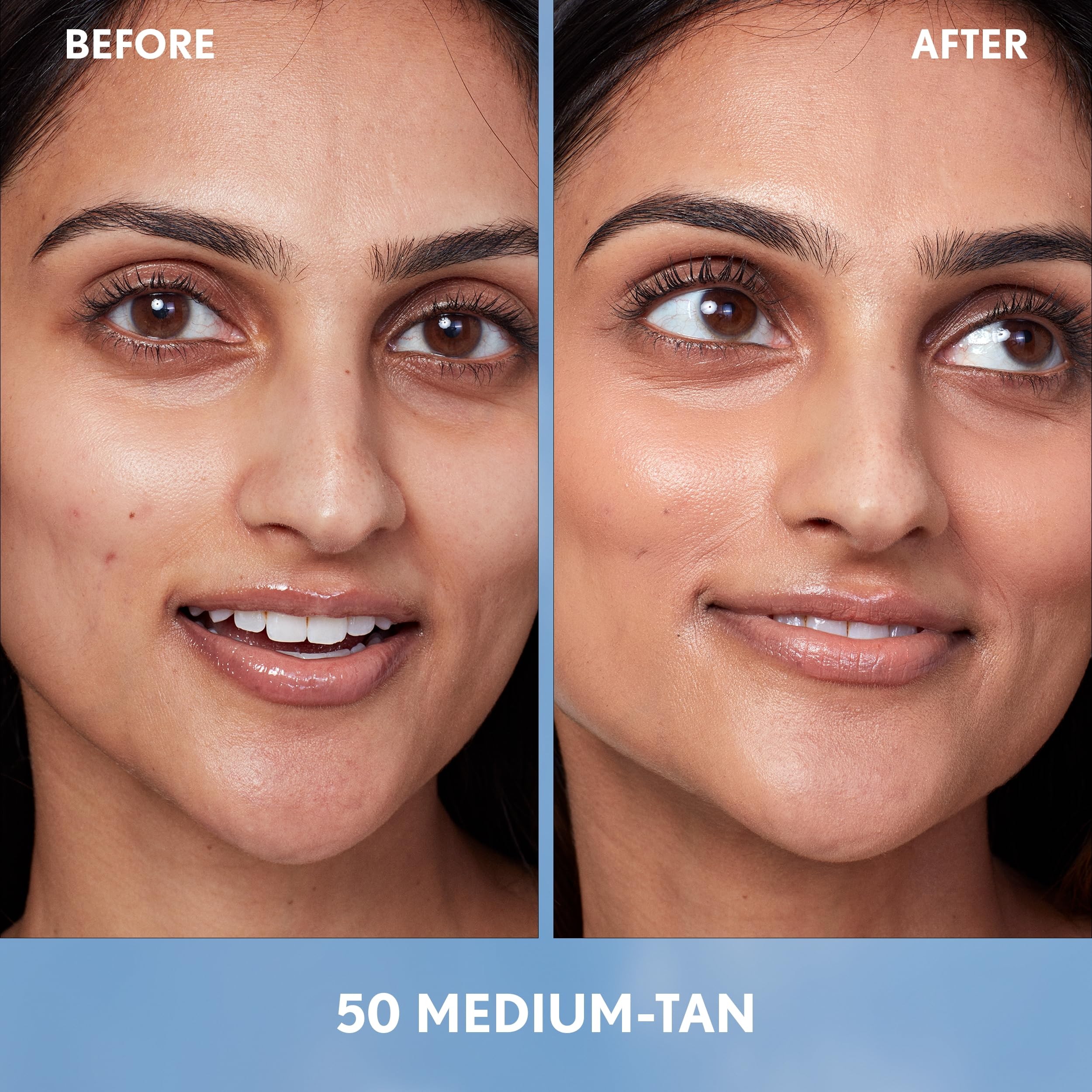 COVERGIRL gel texture close-up highlighting lightweight hydration effect