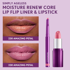 COVERGIRL liner next to a finger showing compact size and travel-friendly convenience